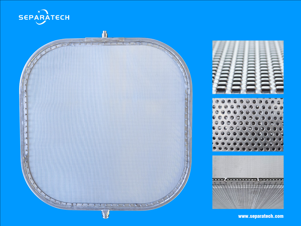 Filter leaves for molten sulphur filtration